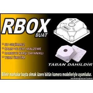 WX8 CCTV RBOX GÜVENLİK KAMERA BEYAZ BUAT + KAPAĞI