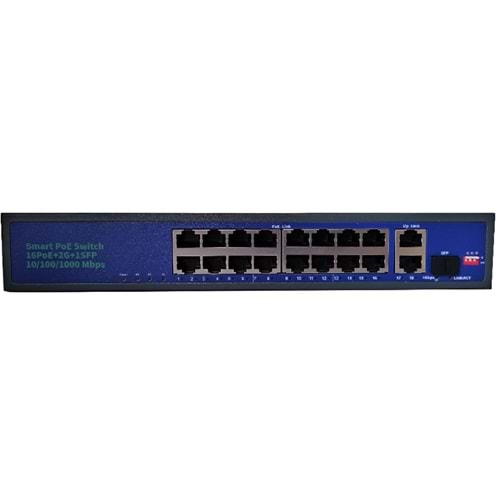 16+2 10/100 Mbps Poe Switch