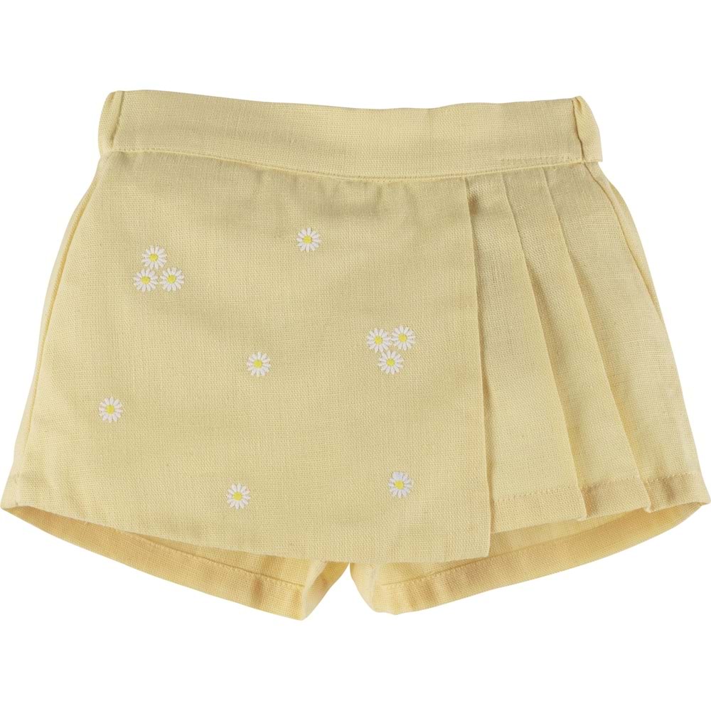 Nakışlı Şort Etek 19518