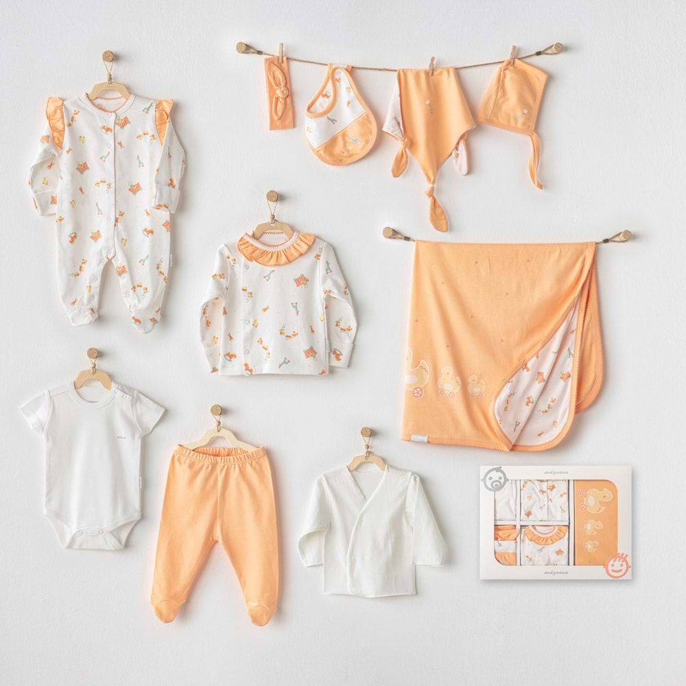 BEBEK HASTANE ÇIKIŞI 10 PCS NEWBORN SET CUTE PLAYMATE