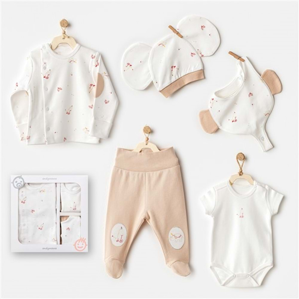 BEBEK HASTANE ÇIKIŞI 5 PCS NEWBORN SET CIRCUR PARTY