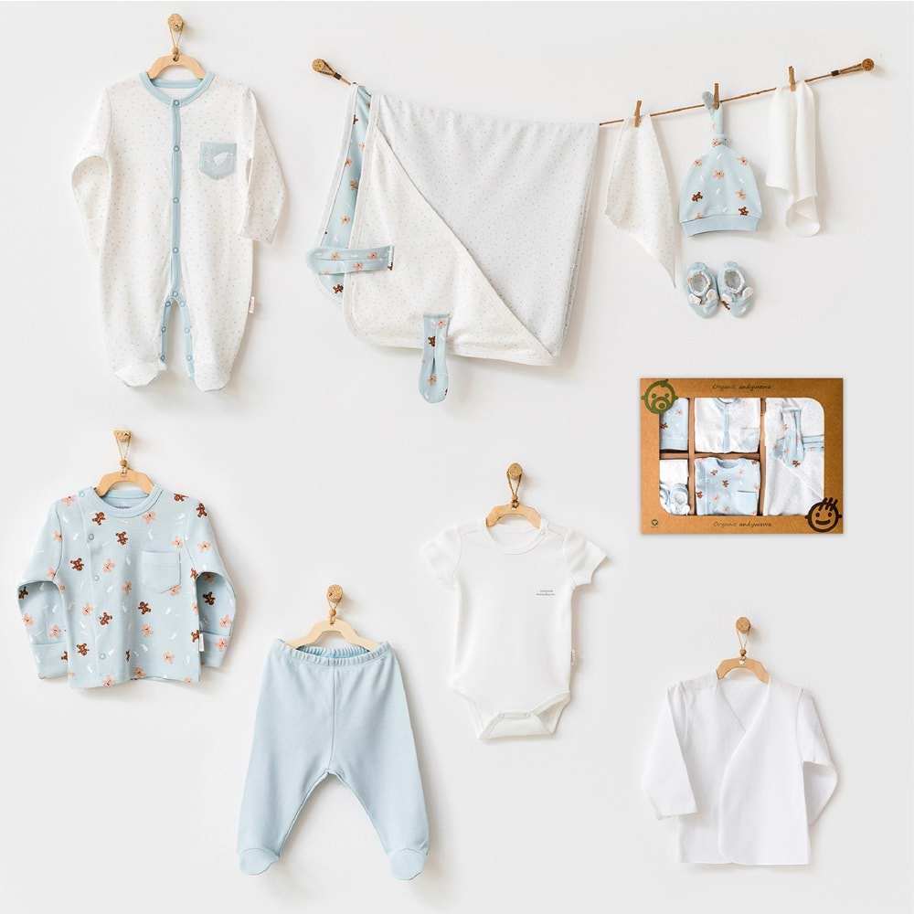 BEBEK HASTANE ÇIKIŞI 10 PCS NEWBORN SET GINGERS
