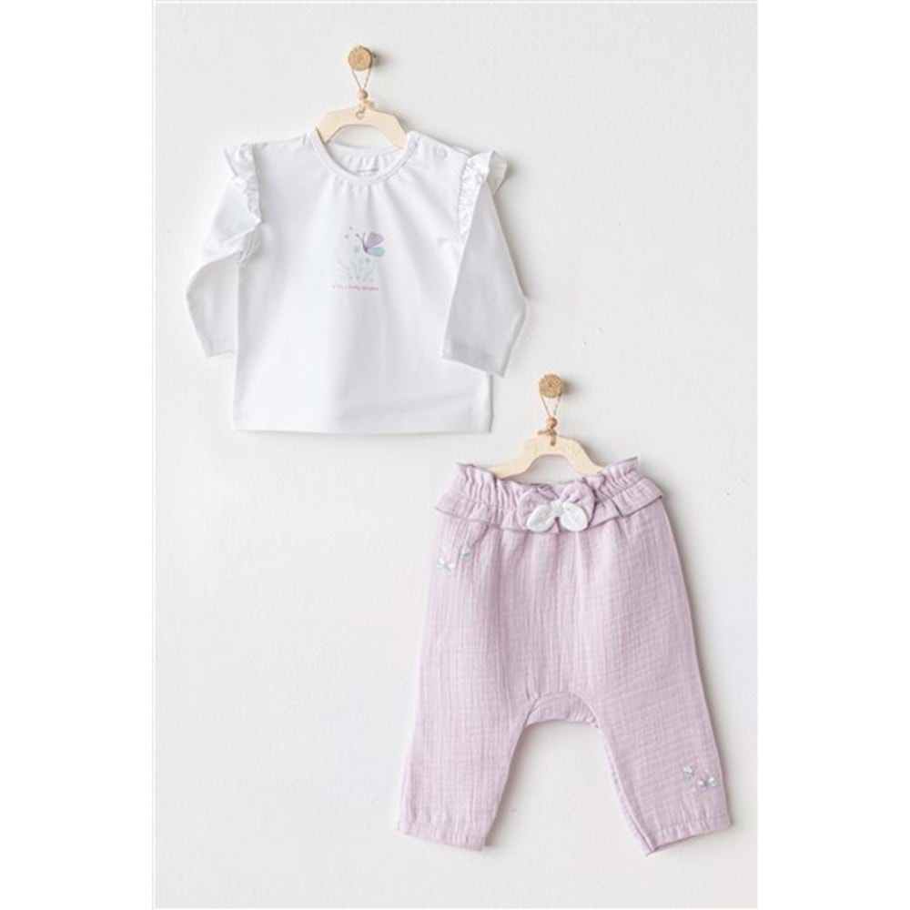 BEBEK TAKIM 2 PCS SET MAGICAL BUTTERFLY