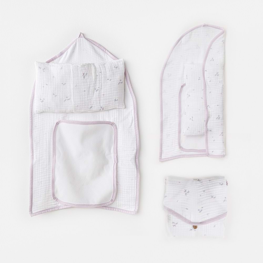 BEBEK ALT AÇMA CHANGING MAT MAGICAL BUTTERFLY MUSLIN