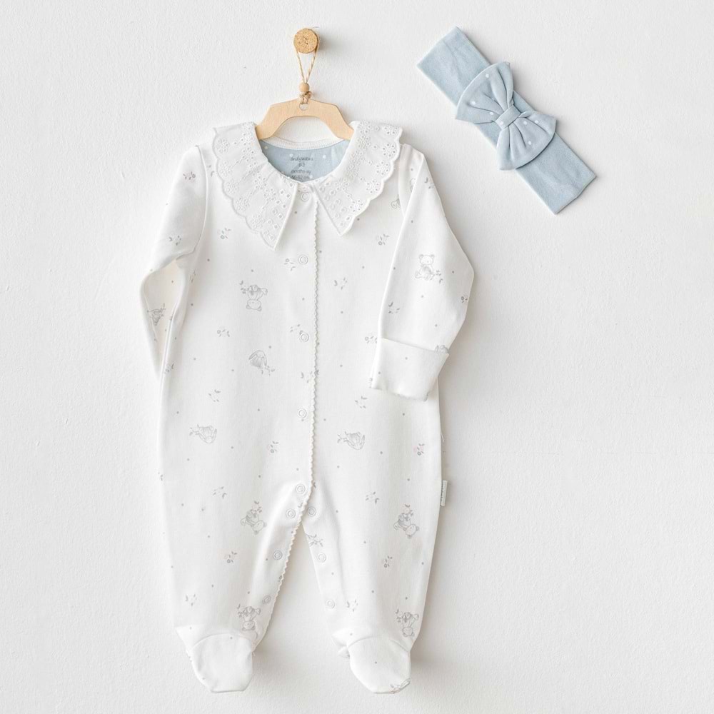 BEBEK TULUM TAKIM ROMPER BAND SET CUDDLY BUNNY BEAR