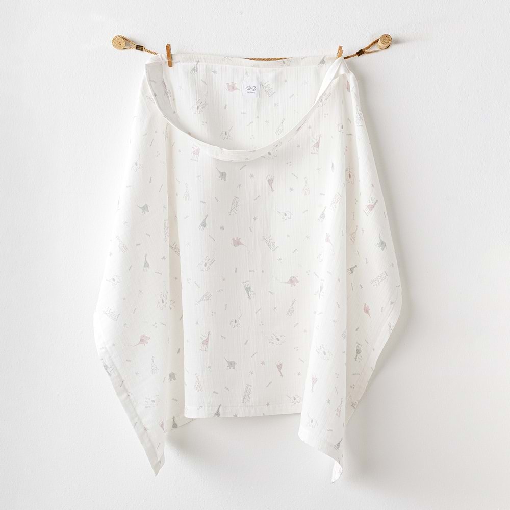 BEBEK EMZİRME ÖRTÜSÜ NURSING COVER MUSLIN HOME