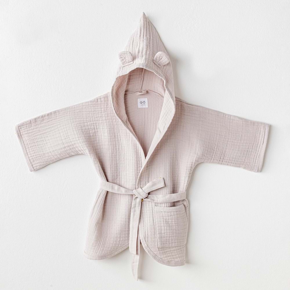 BEBEK BORNOZ BATHROBE MUSLIN HOME