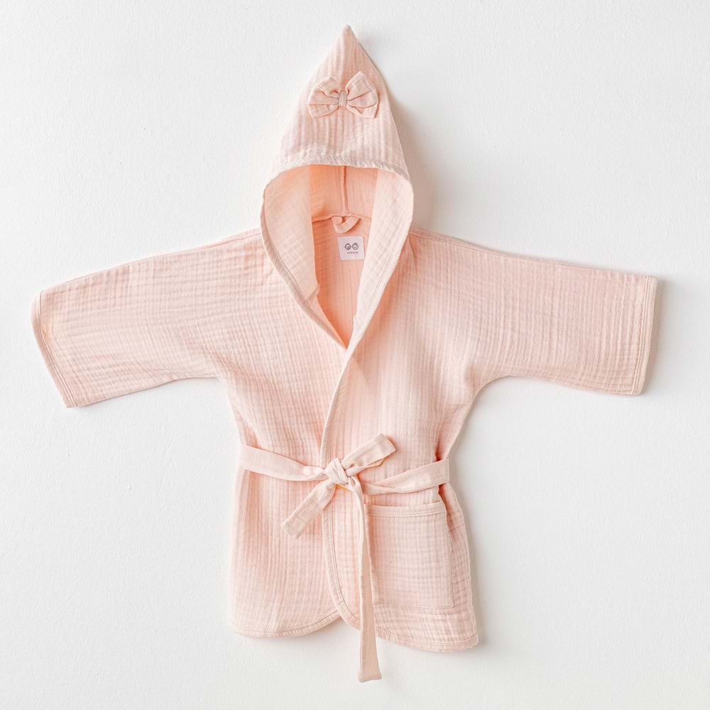 BEBEK BORNOZ BATHROBE MUSLIN HOME