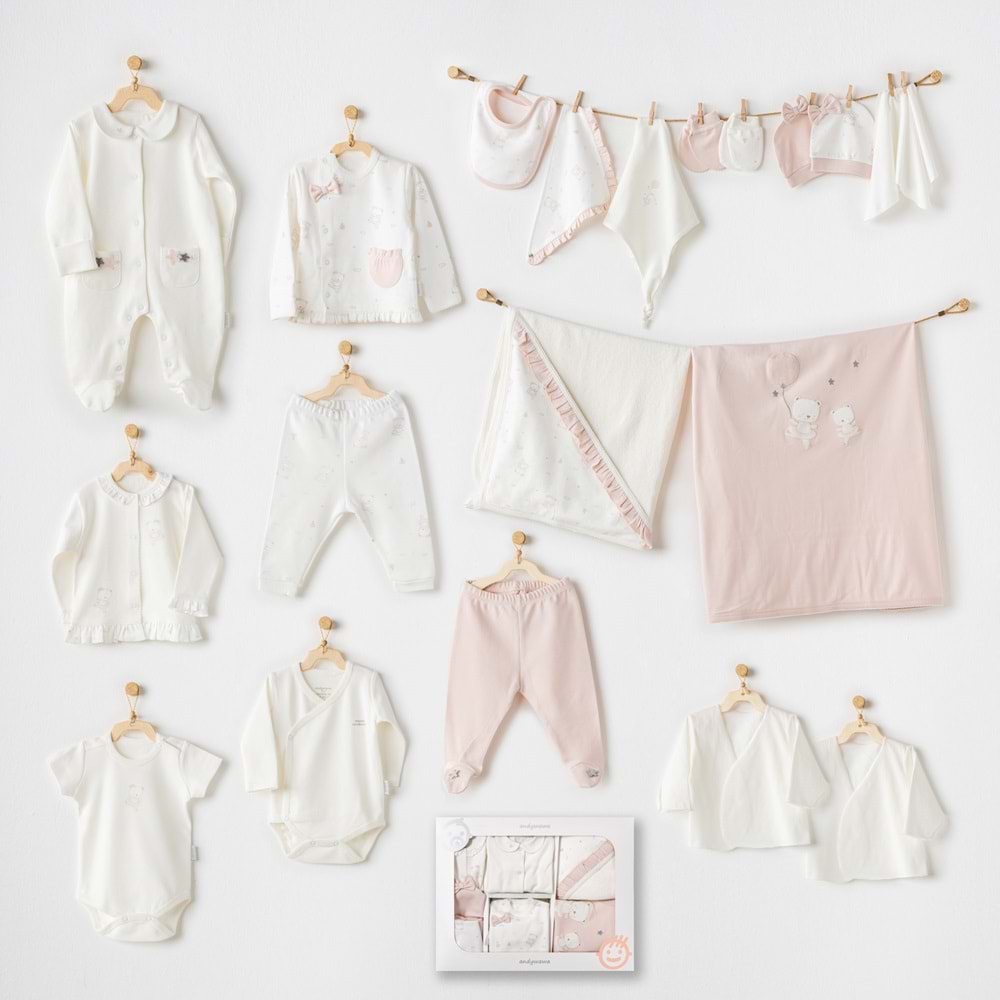 BEBEK HASTANE ÇIKIŞI 20 PCS NEWBORN SET BALLERINA