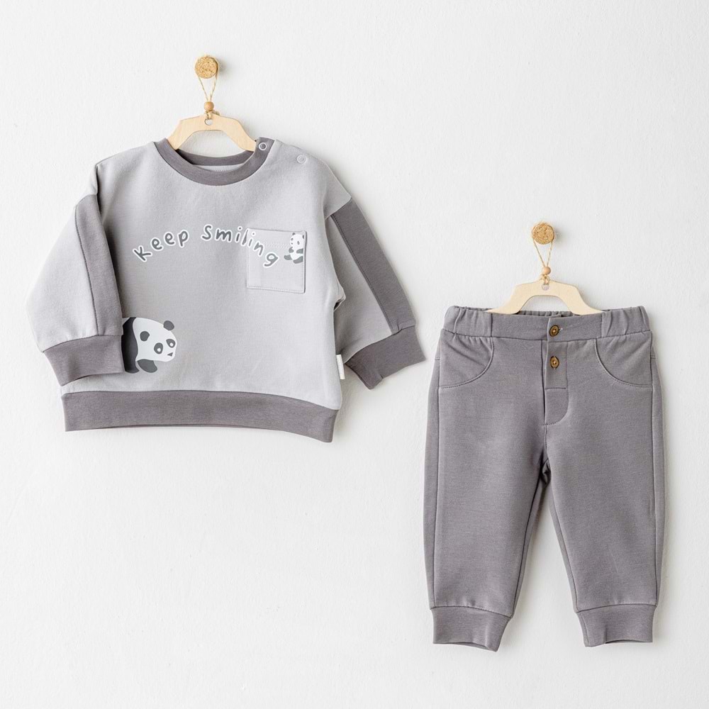 BEBEK TAKIM 2 PCS SET KEEP SMILING