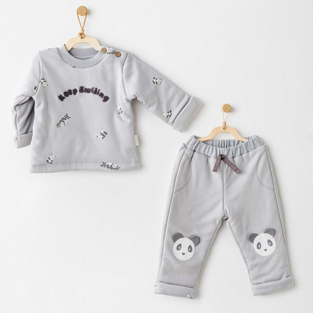 BEBEK TAKIM 2 PCS SET (FIBER) KEEP SMILING