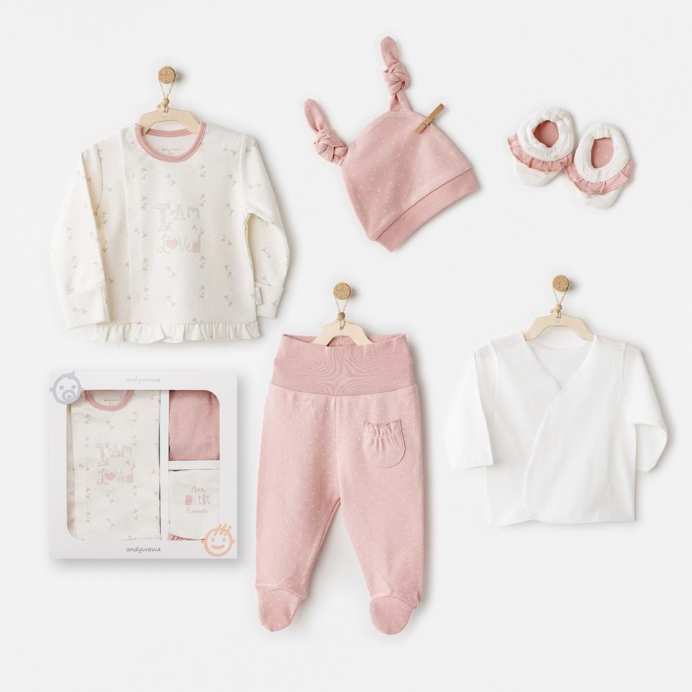 BEBEK HASTANE ÇIKIŞI 5 PCS NEWBORN SET MON PETIT AMOUR