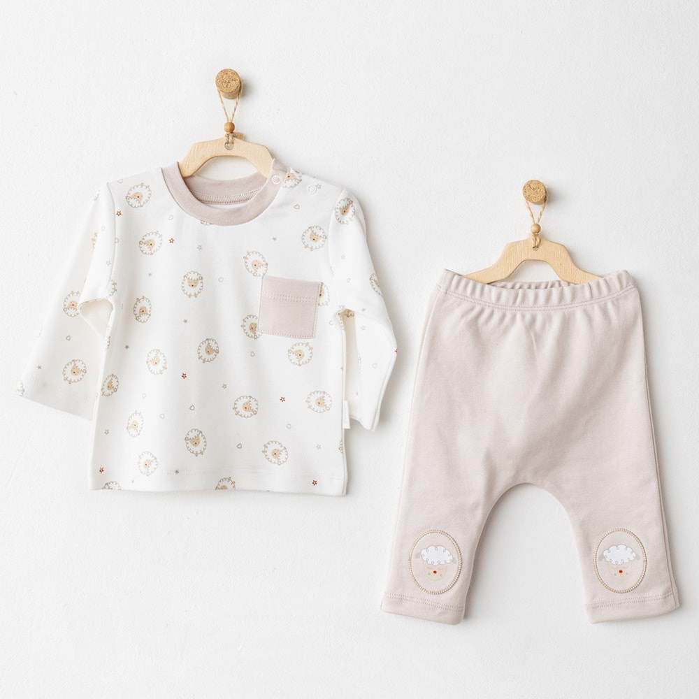 BEBEK TAKIM 2 PCS SET TINNY S SHEEPS