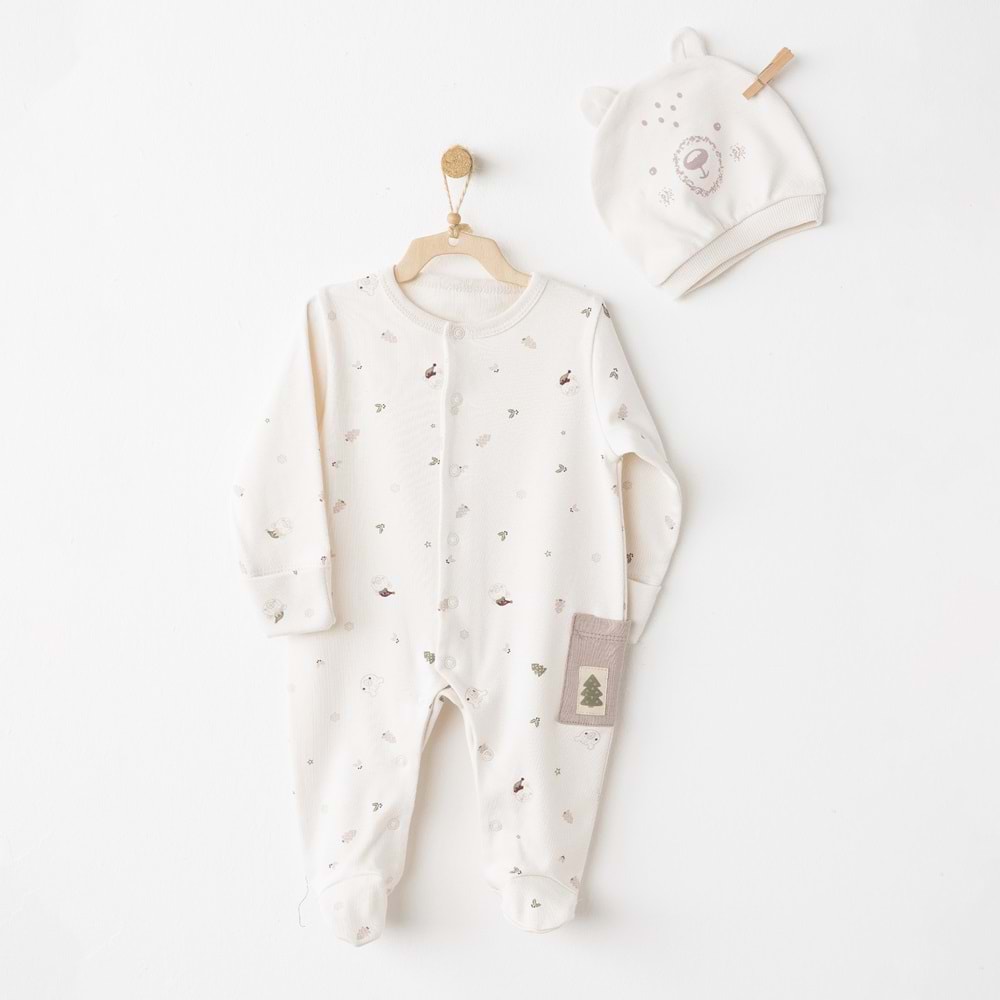 BEBEK TULUM TAKIM ROMPER HAT SET MY 1 ST WARDROBE