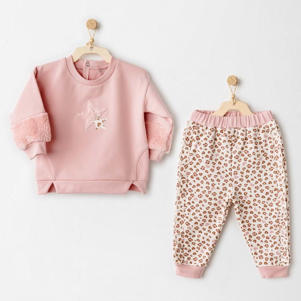 BEBEK TAKIM 2 PCS SET LITTLE LEOPARD