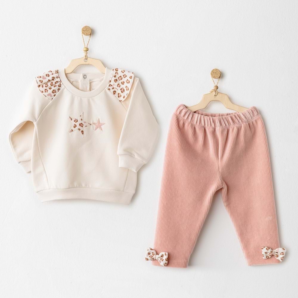 BEBEK TAKIM 2 PCS SET LITTLE LEOPARD