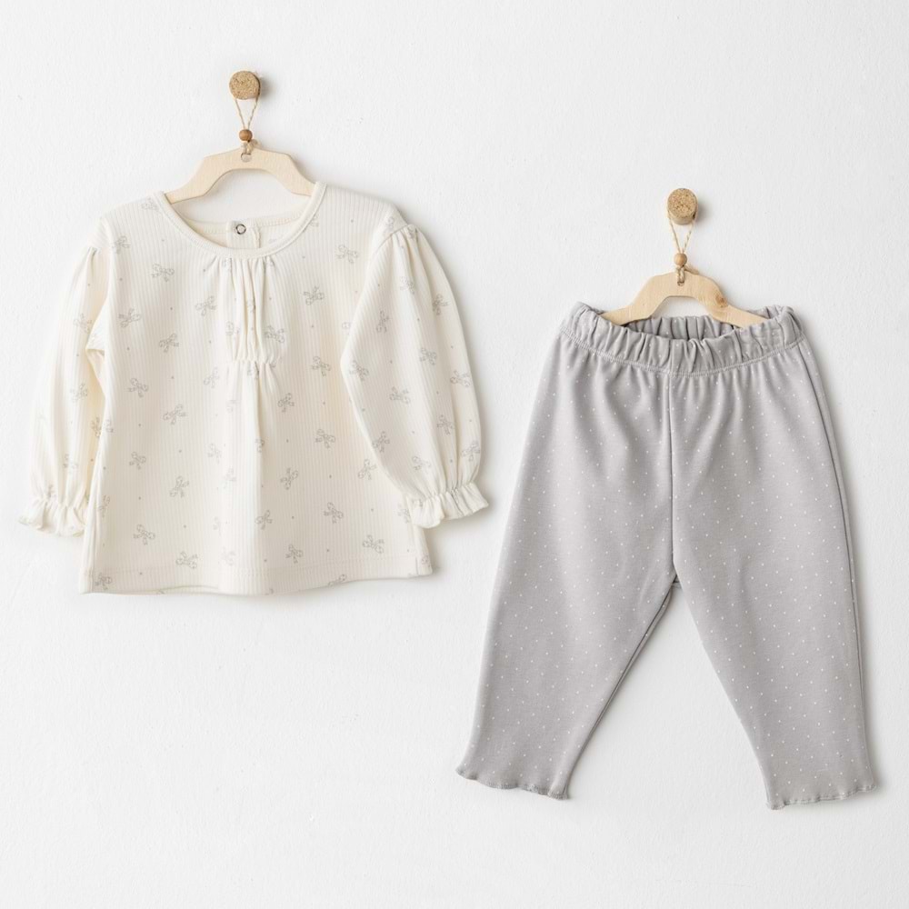 BEBEK TAKIM 2 PCS SET BABY BOW BLISS