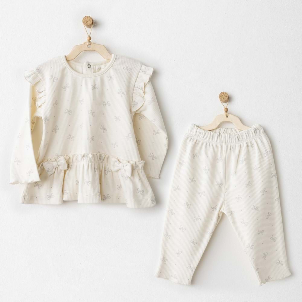 BEBEK TAKIM 2 PCS SET BABY BOW BLISS