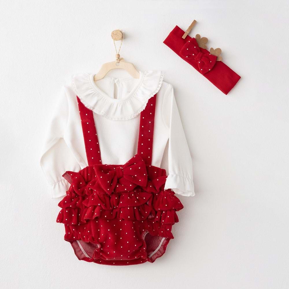 BEBEK TULUM TAKIM 3 PCS ROMPER SET PARTY