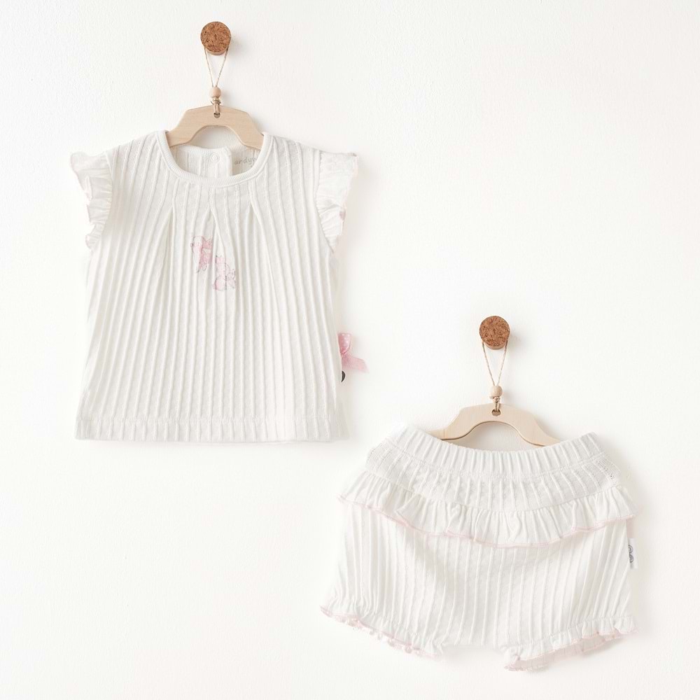 BEBEK TAKIM 2 PCS SET JACQUARD SUMMER TIME
