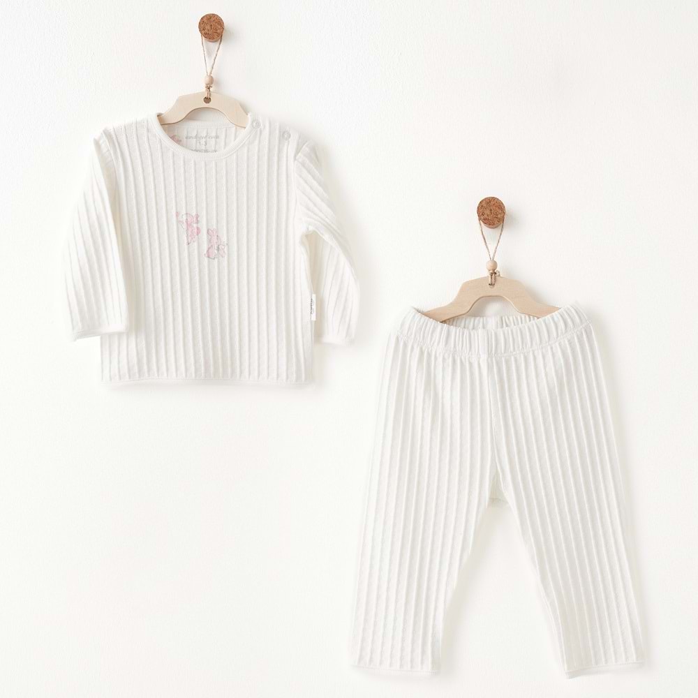 BEBEK TAKIM 2 PCS SET JACQUARD SUMMER TIME