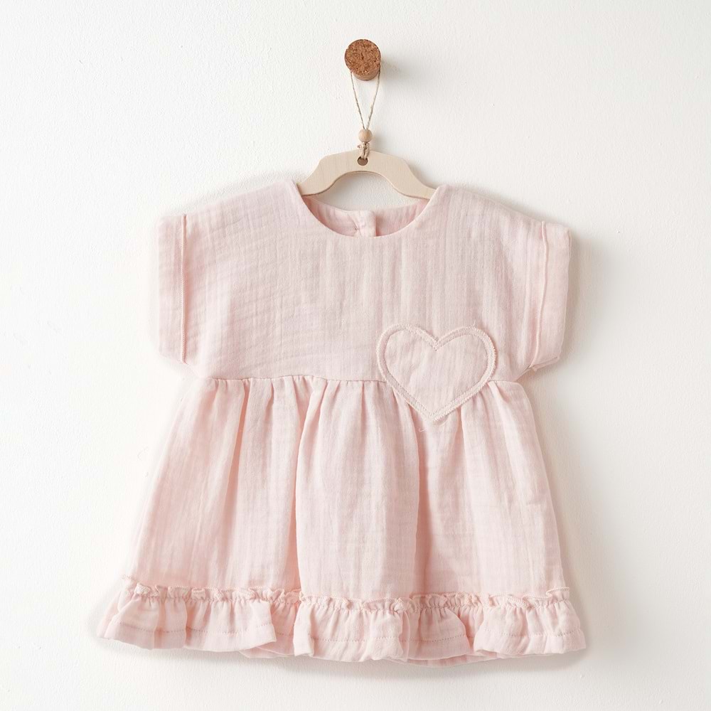BEBEK ELBİSE DRESS MUSLIN LOVELY DAY