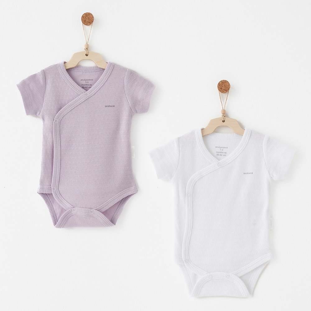 BEBEK ZIBIN BODY 2 PCS SIDE SNAP BODY JACQUARD SPECIAL MODAL