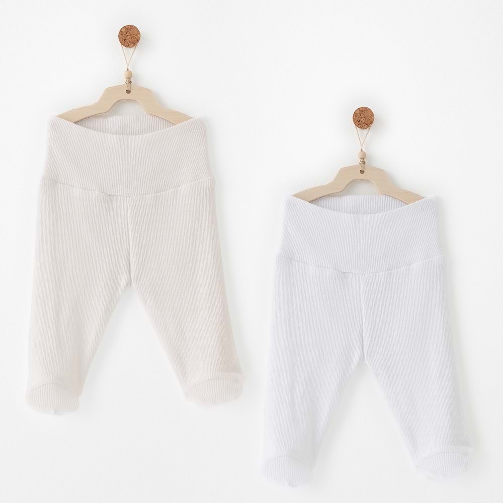 BEBEK PATİKLİ PANTOLON 2 PCS FOOTED PANTS JACQUARD SPECIAL MODAL