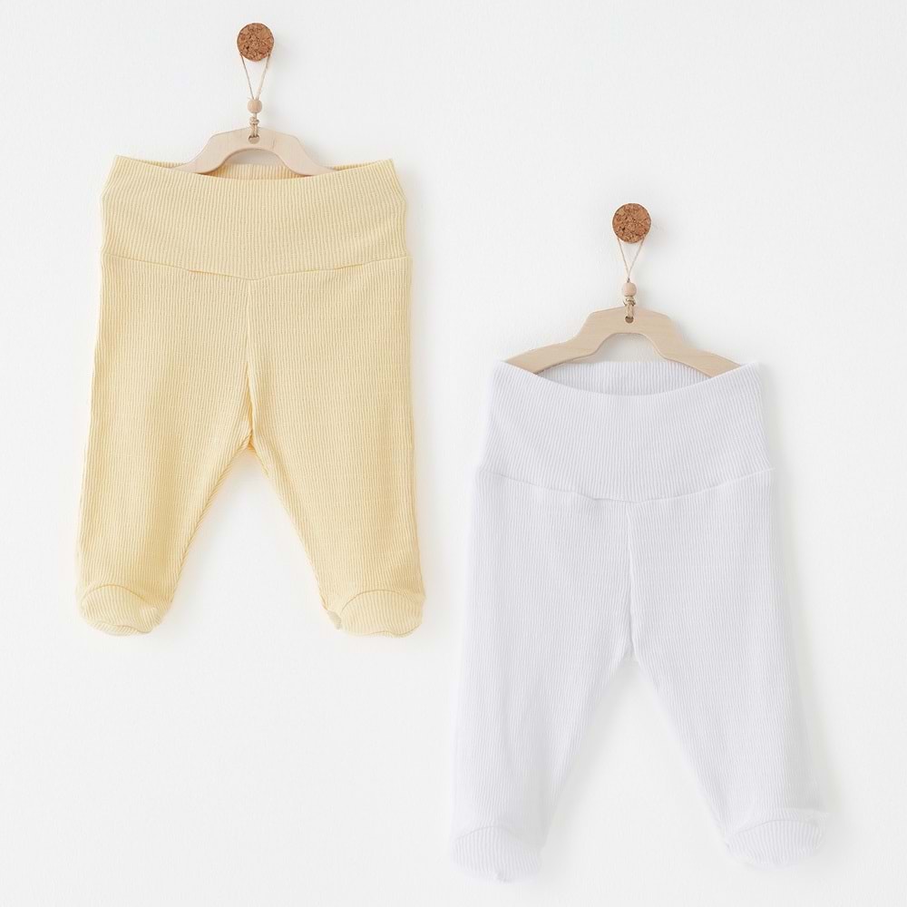 BEBEK PATİKLİ PANTOLON 2 PCS FOOTED PANTS JACQUARD SPECIAL MODAL