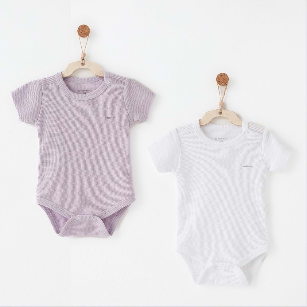 BEBEK BODY 2 PCS SHORT SLEEVE BODY JACQUARD SPECIAL MODAL