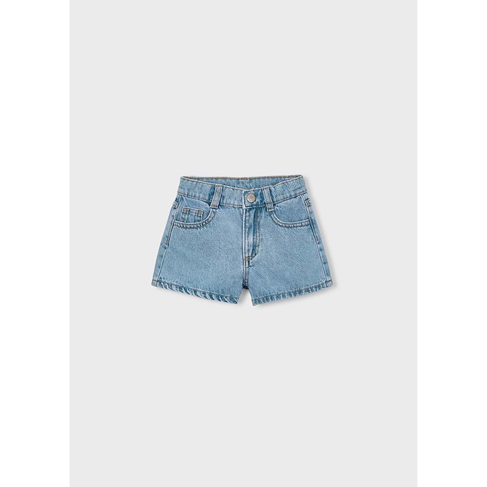 Denim şort basic
