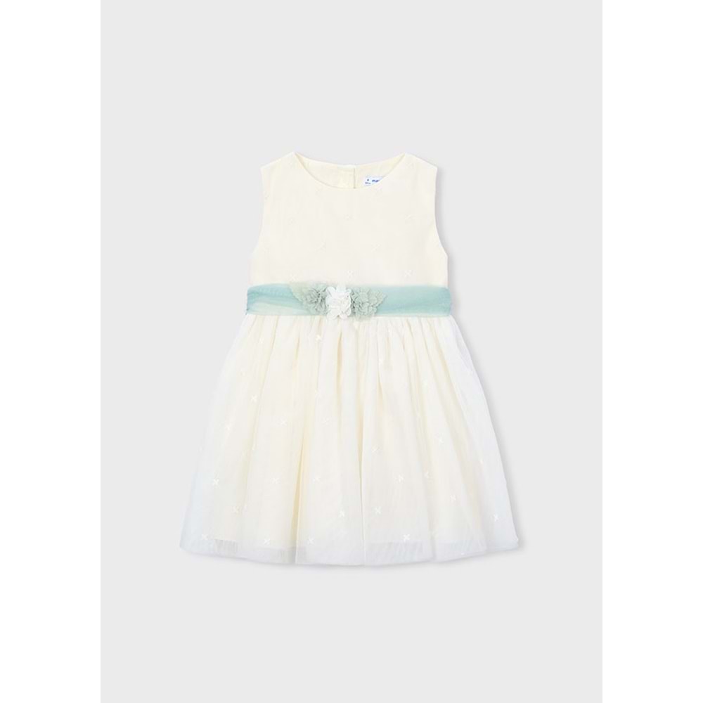 Elbise-İşlemeli tül