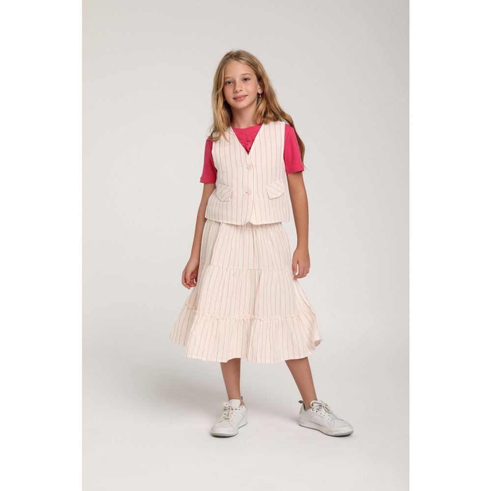 35940GRS YELEK 10-14 - PEMBE - 13 YAŞ
