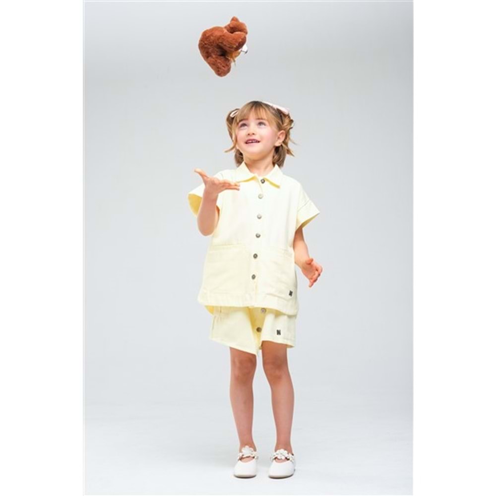 N1052 KIZ TAKIM - SARI - 3-4 YAŞ