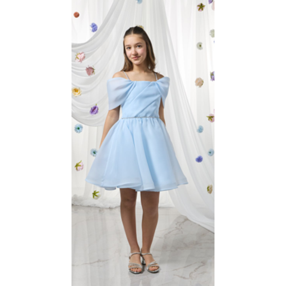 5612 ELBİSE - MAVİ - 12 YAŞ