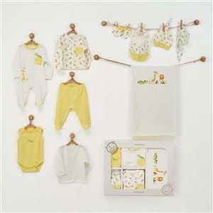 BEBEK HASTANE ÇIKIŞI 10 PCS NEWBORN SET CUTE CUROCODILE