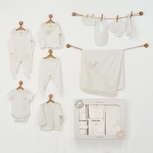 BEBEK HASTANE ÇIKIŞI 10 PCS NEWBORN SET STYLISH GIRL