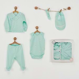BEBEK HASTANE ÇIKIŞI 5 PCS NEWBORN SET SUMMER PARADISE