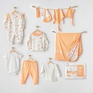 BEBEK HASTANE ÇIKIŞI 10 PCS NEWBORN SET CUTE PLAYMATE