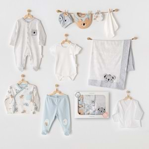 BEBEK HASTANE ÇIKIŞI 10 PCS NEWBORN SET KOALA