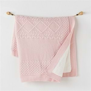 BEBEK TRİKO BATTANİYE KNITTED BLANKET 95x85