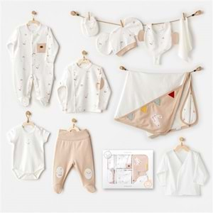 BEBEK HASTANE ÇIKIŞI 10 PCS NEWBORN SET CIRCUR PARTY