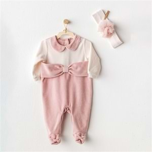 BEBEK TULUM TAKIM ROMPER BAND SET VELVET PUPPY GAZELLE