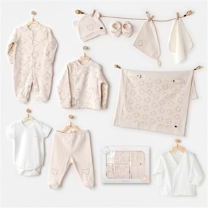 BEBEK HASTANE ÇIKIŞI 10 PCS NEWBORN SET BEAR TIME
