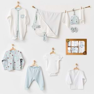 BEBEK HASTANE ÇIKIŞI 10 PCS NEWBORN SET GINGERS