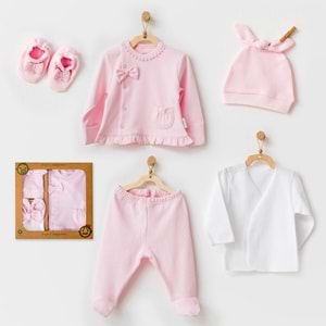 BEBEK HASTANE ÇIKIŞI 5 PCS NEWBORN SET NATURA WAWA