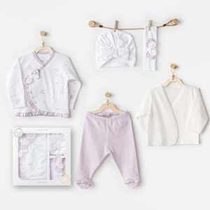 BEBEK HASTANE ÇIKIŞI 5 PCS NEWBORN SET MAGICAL BUTTERFLY