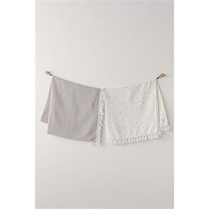 BEBEK BATTANİYE BLANKET 85X90 OCEAN IS MY HAPPY PLACE MUSLIN