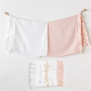 BEBEK BATTANİYE 2 PCS BLANKET 85X90 MUSLIN HOME