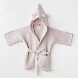 BEBEK BORNOZ BATHROBE MUSLIN HOME